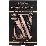 Profusion set na úpravu obočí Ultimate Brow Sculpt, 0,07 g + 1,8 g + 4m l – Sleviste.cz