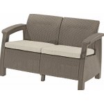 Keter Corfu Love Seat cappuccino – Sleviste.cz