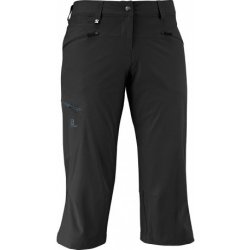Salomon Wayfarer Capri W black 363402 lehké softshellové 3/4 kalhoty