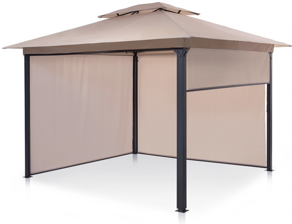 Blumfeldt Grandezza Cortina, zahradní pavilon, 3x3 m, 4 boční díly (GDW8-GrandCort-BE-33)