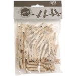 Kinekus Genex. Kolíčky na prádlo 50 ks 2,5 cm dřevěné KIN64308499 – Sleviste.cz