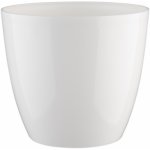 Plastkon Ella Lesk květináč Bílá 13 cm – Hledejceny.cz