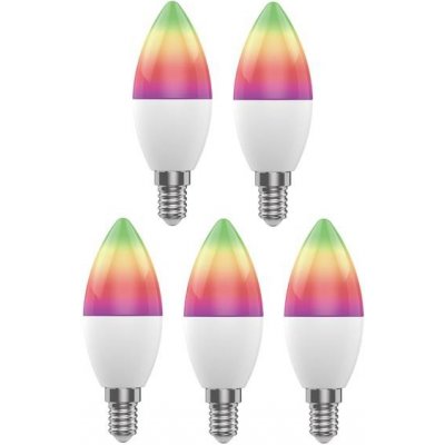 Smart LED žárovka E14 5W RGB CCT WOOX R9075/5pack WiFi Tuya sada 5ks – Zboží Mobilmania