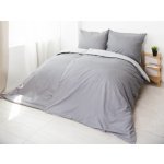 Xpose bavlna povlečení Renforcé EVITA Duo tmavě šedé světle šedé 2x140x200 2x70x90 – Zboží Dáma