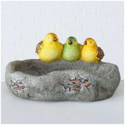 Boltze Sádrové pítko pro ptáčky Boltze Hedda šedé – Zboží Dáma