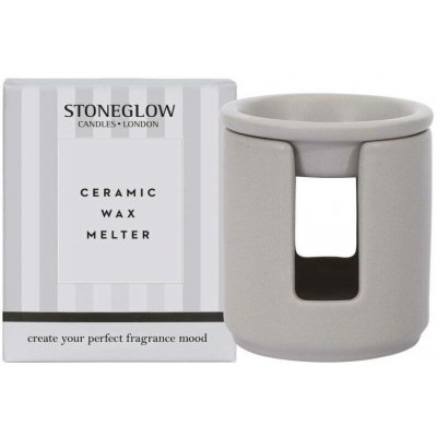 Stoneglow keramická aroma lampa šedá 9 × 10 cm – Sleviste.cz