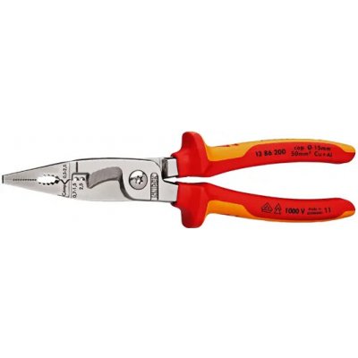 Kleště Knipex 13 86 200 elektronstalatérské – Zboží Dáma