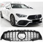 PROTEC Přední maska Mercedes C118 CLA 2019-2023 PANAMERICANA černá lesklá – Sleviste.cz