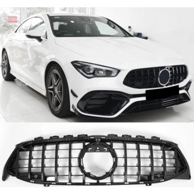 PROTEC Přední maska Mercedes C118 CLA 2019-2023 PANAMERICANA černá lesklá – Sleviste.cz