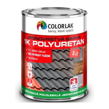 Colorlak 1K Polyuretan U2210 RAL 9005 černá 0,6 L