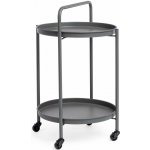 Yes Everyday Austin servírovací stolek šedá/tmavá – Zboží Mobilmania