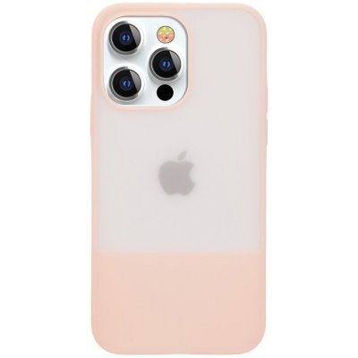 Pouzdro KINGXBAR Plain Apple iPhone 13 Pro - plastové / silikonové - růžové