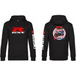 Dámská mikina s kapucí a motivem Suzuki GSXR Černá – Sleviste.cz