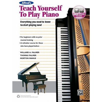 Alfred's Teach Yourself to Play Piano noty na klavír + audio – Zboží Mobilmania