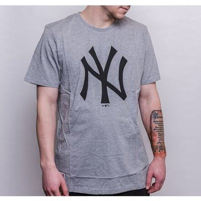 Triko New Era MLB Chain Stitch Tee New York Yankees Black - Snapbacks