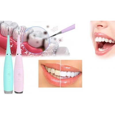 DVOJBALENÍ - Výkonný ultrazvukový čistič zubů | Deminas Barva: 1x Zelená - 1x Růžová