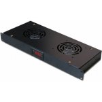 Ventilační jednotka XtendLan SFAN1U2T-B-EK Ventilační jednotka, výška 1U, pro rozvaděče hloubky 200mm, 2x ventilátor s termostatem SFAN1U2T-B-EK – Zboží Živě