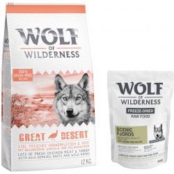 Wolf of Wilderness Adult "Great Desert" krůtí 12 kg