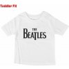Dětské tričko ROCK OFF Tričko metal Beatles Drop T Toddler WHT černá