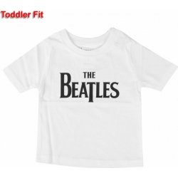 ROCK OFF Tričko metal Beatles Drop T Toddler WHT černá