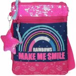 Joummabags Movom Glitter Rainbow Flat růžová – Zboží Dáma