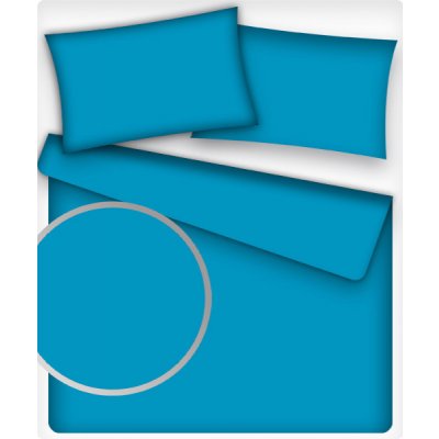 Jednobarevná bavlněná látka barva TYRKYS 21 – Zboží Dáma