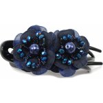 Spona na vlasy s květy Barva: světle fialová – Zboží Dáma