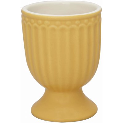GREEN GATE Stojánek na vejce Alice Honey Mustard, žlutá barva, keramika – Zboží Dáma