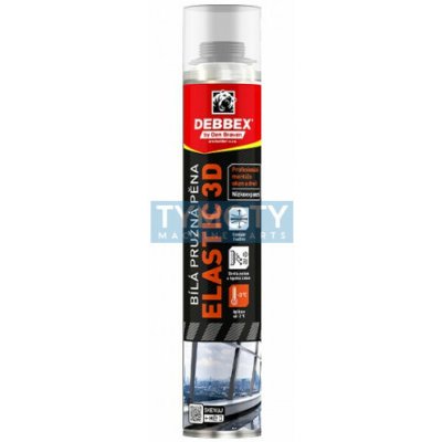 DEN BRAVEN Bílá pružná pěna ELASTIC 3D DEBBEX 750 ml – Zboží Mobilmania