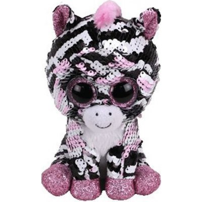 Beanie Boos flitrový ZOEY zebra 15 cm – Zbozi.Blesk.cz