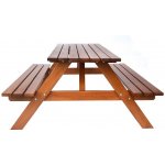 Rojaplast PIKNIK zahradní set dřevěný - 220 cm - lakovaný – Zboží Dáma
