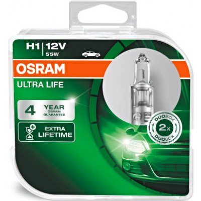 Osram Ultra Life 64150ULT-HCB H1 P14.5s 12V 55W 2 ks – Zboží Mobilmania