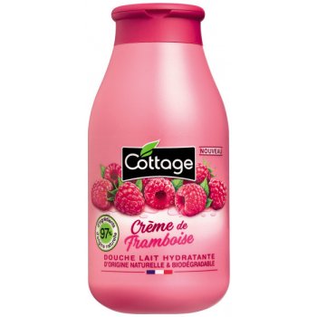 Cottage Moisturizing Shower Milk Raspberry cream sprchové mléko 97% přírodní 250 ml