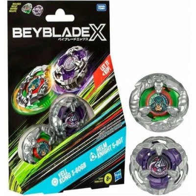 Beyblade X Dual Pack Yell Kong 3-60GB and Helm Knight 5-80T – Zbozi.Blesk.cz