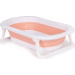 EcoToys Dětská skládací vanička s odtokem růžová Mráček – Zboží Dáma
