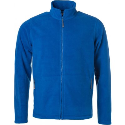 James Nicholson microfleecová bunda Fleece Jacket modrá královská
