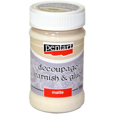 Pentart Decoupage lepidlo s lakem 100 ml matné – Zboží Mobilmania