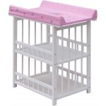 Scarlett Přebalovací pult Jáš Bílý - Slon - Růžový – Zboží Dáma