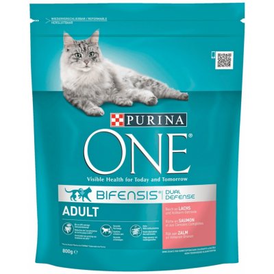 Purina ONE Adult losos & celozrnné obilniny 800 g – Zbozi.Blesk.cz