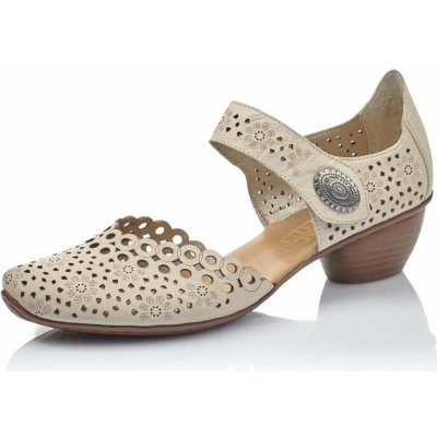 Rieker dámské lodičky 43753-60 béžová – Sleviste.cz