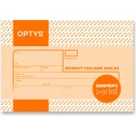 Optys 1091 Příjmový pokladní doklad A6 samopropisovací 2x50 listů – Hledejceny.cz