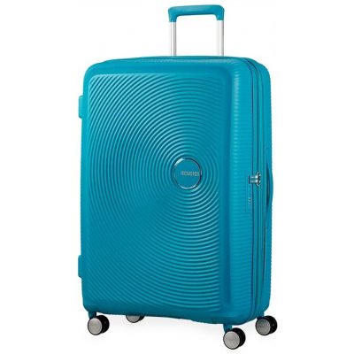 American Tourister Soundbox Spinner EXP světle modrá 110 l – Hledejceny.cz