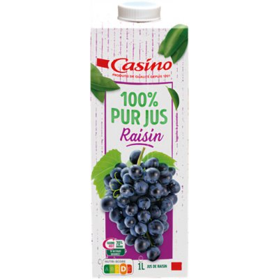 Casino 100% Hroznový džus 1 l – Zbozi.Blesk.cz