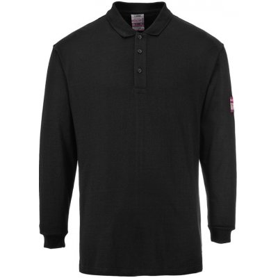 Portwest Polokošile Flame Resistant Anti-Static FR10 dlouhý rukáv Černá M – Hledejceny.cz