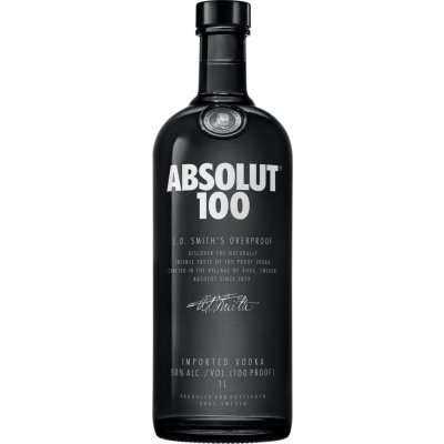 Absolut 100 50% 1 l (holá láhev) – Hledejceny.cz