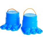 Kostky/chůdy 10,5 cm mix barev (modrá, červená) – Zbozi.Blesk.cz