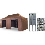 TENTino BIG HEXAGON 4x6 m 10A HNĚDÁ 6 noh – Hledejceny.cz