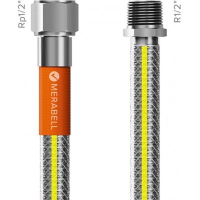 Merabell Připojovací hadice Gas Profi, 150 cm, R1/2 × Rp1/2 M-M0035 – Hledejceny.cz
