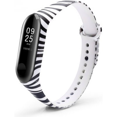 Mi-band.cz Xiaomi Náhradní náramek Mi Band 3/4 Zebra MIBANDCZX00069 – Zboží Živě