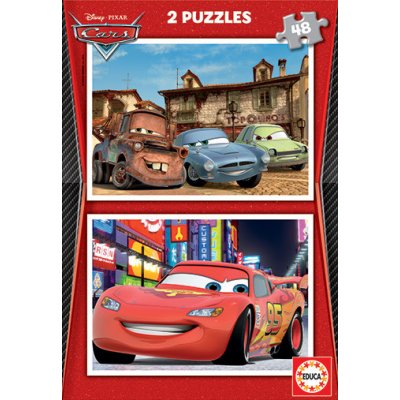 Educa Walt Disney Cars 2 2 x 48 dílků – Hledejceny.cz